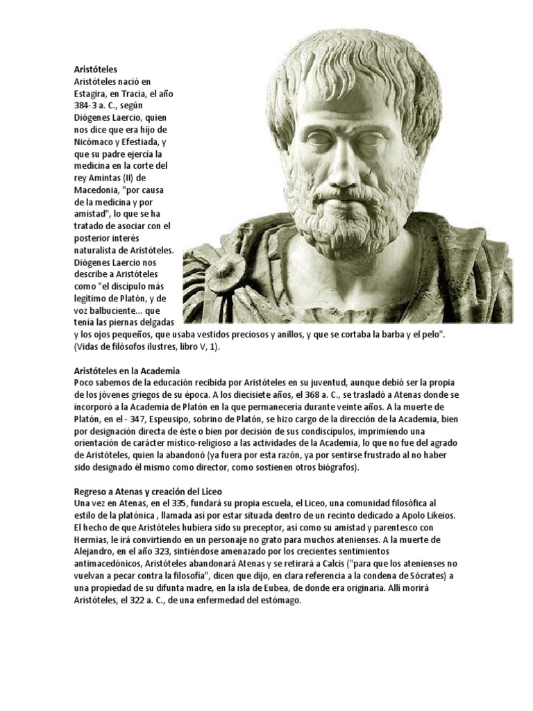 Teoria de aristoteles resumen_teoria_online