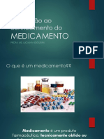 Introdução Ao Conhecimento Do MEDICAMENTO