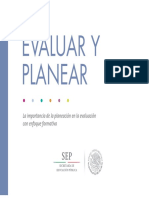 SEP (2018) Evaluar y Planear.