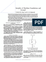 The Dynamic Principles of Machine Foundations and Ground