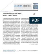 Investigación en Educación Médica