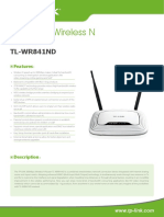 TL-WR841ND V8.0 Datasheet PDF
