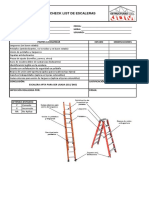 Check List de Escaleras