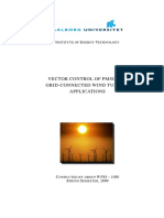 Vector control of PMSG for grid-connected wind applications