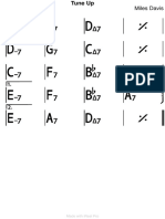 Tune Up - Chord Chart