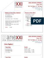 ARTEXXI - Cursos Verano2019