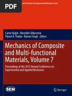 (Conference Proceedings of The Society For Experimental Mechanics Series) Carter Ralph, Meredith Silberstein, Piyush R. Thakre, Raman Singh (Eds.) - Mechanics of Composite and Multi-Functional Materia