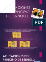 Aplicaciones Del Principio de Bernoulli