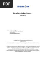 Sabre Introduction Manual