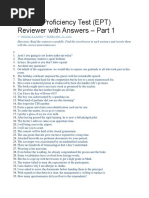 VIT EPT Sample Questions and Answers | PDF