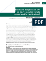 Criterios para una estrategia de comunicación hospitalaria 2.0