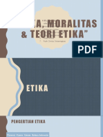 Etika, Moralitas Dan Teori Etika