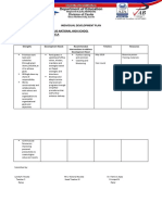 Individual Development Plan Name of School: Eugenio Cabezas National High School Name of Teacher: LOVELY R. ROCELA Calendar Year: 2018-2019