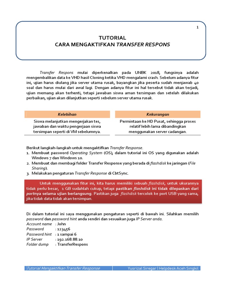 Gladi Bersih Unbk 2019