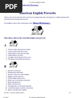 Download 101 American English Proverbs by monaja123 SN39868350 doc pdf