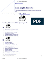 101 American English Proverbs