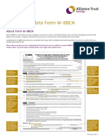 Complete Form W-8BEN for US investments