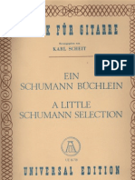 SCHUMANN Robert - A Little Schumann Selection - Guitar