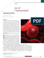 Management of Unruptured Intracranial Aneurysms: Neurology Clinical Practice