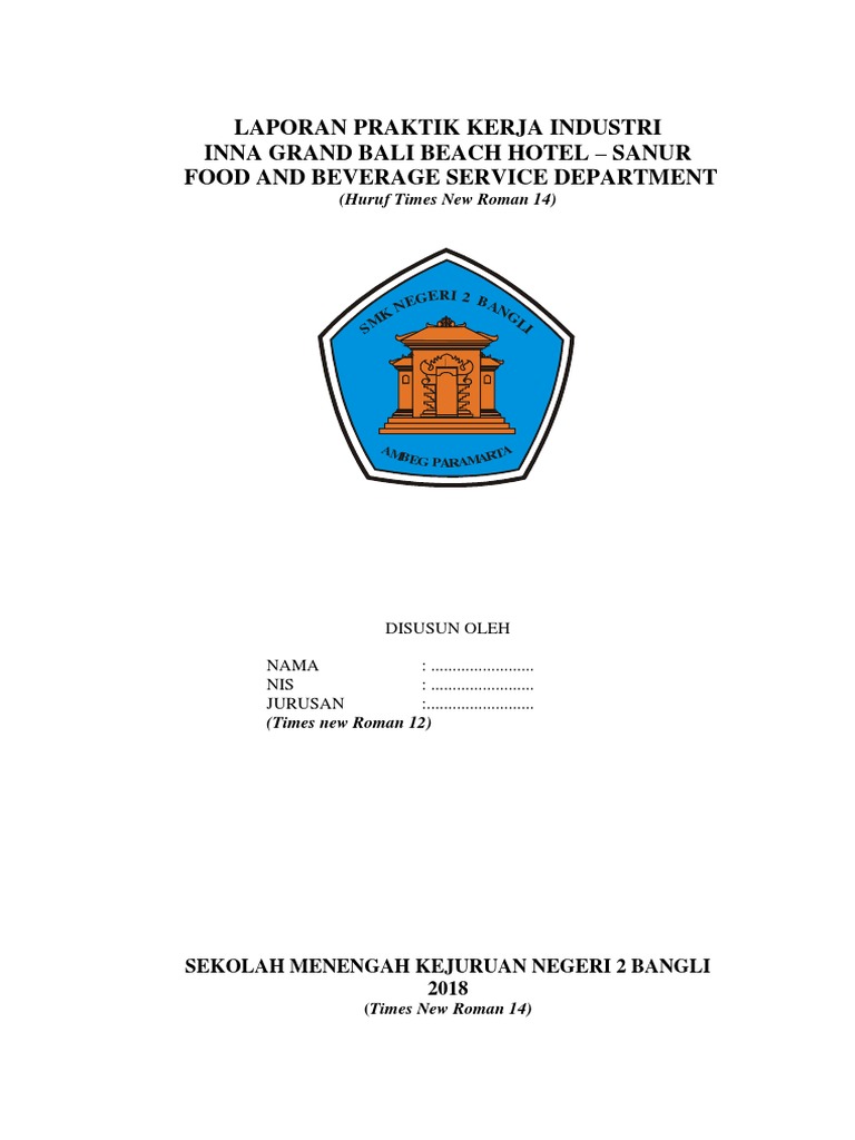Contoh Laporan Prakerin Smkn 2 Bangli