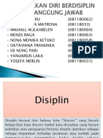 Membiasakan Berprilaku Disiplin Dan Bertanggungjawab