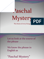 Paschal Mystery: The Theme of Every Liturgy