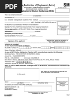 Application Form StudentMember SM