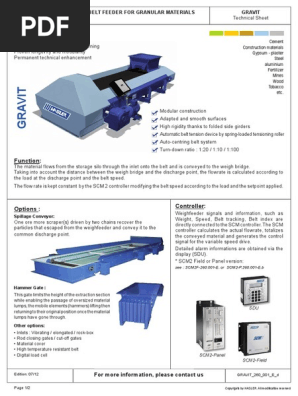 Gravit 260 001 En A Belt Mechanical Gear