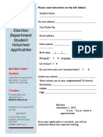 Student Application