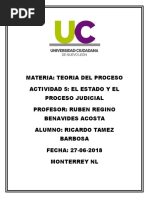 El estado y el proceso juridico