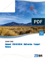 Enhanced STM-16/STM-64 Multi-Service Transport Platform: ZXMP S385