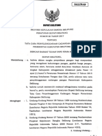 Peraturan Bupati Belitung Tentang Cadangan Pangan