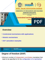 Constrained Robotic Mechanisms