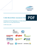 Cable Burial Risk Assessment Guidance