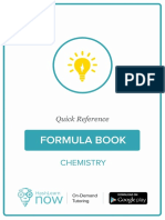 Chemistry Formula Booklet - Hashlearn PDF