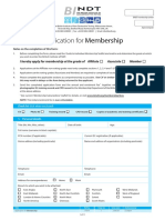 BINDT Membership Application Form