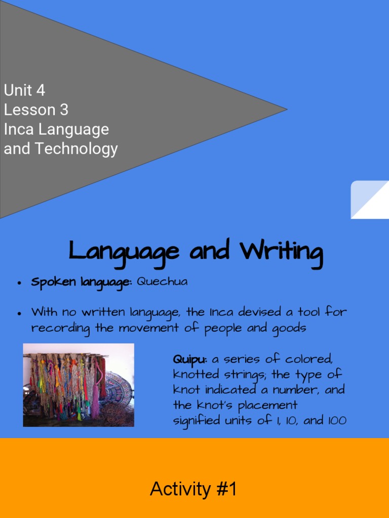 Inca Language and Communication Systems | PDF