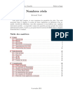 Les Nombres Reels PDF