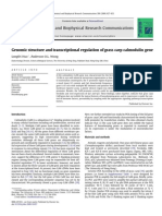 Genomic Structure and Transcriptional Regulation of Grass Carp Calmodulin Gene