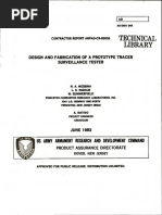 Technical Library: Design and Fabrication of A Prototype Tracer Surveillance Tester