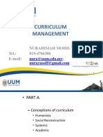 Curriculum Management: Nurahimah Mohd. Yusoff Tel.: 019-4766306 E-Mail