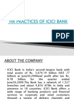 Study About HR Practices of Icici Bank