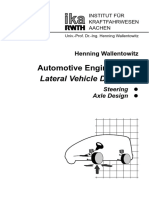 Automotive Engineering II - Lateral Vehicle Dynamics