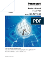 Panasonic KX NS1000 Feature Manual
