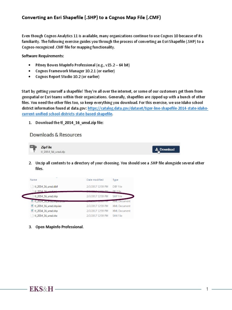 2 Create A CMF File From A SHP File FNL | PDF | Analytics | Zip (File ...
