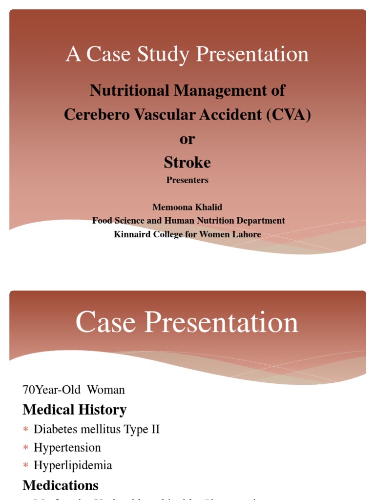 Physiotherapy stroke case study presentation picture