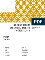 Morning Report 24 Okt 2018