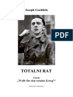 Joseph Goebbels - Totalni Rat PDF
