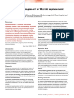 Modern Management of Thyroid Replacement Therapy