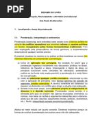Resumo livro Ana Paula de Barcellos - Ponderação Racionalidade..docx